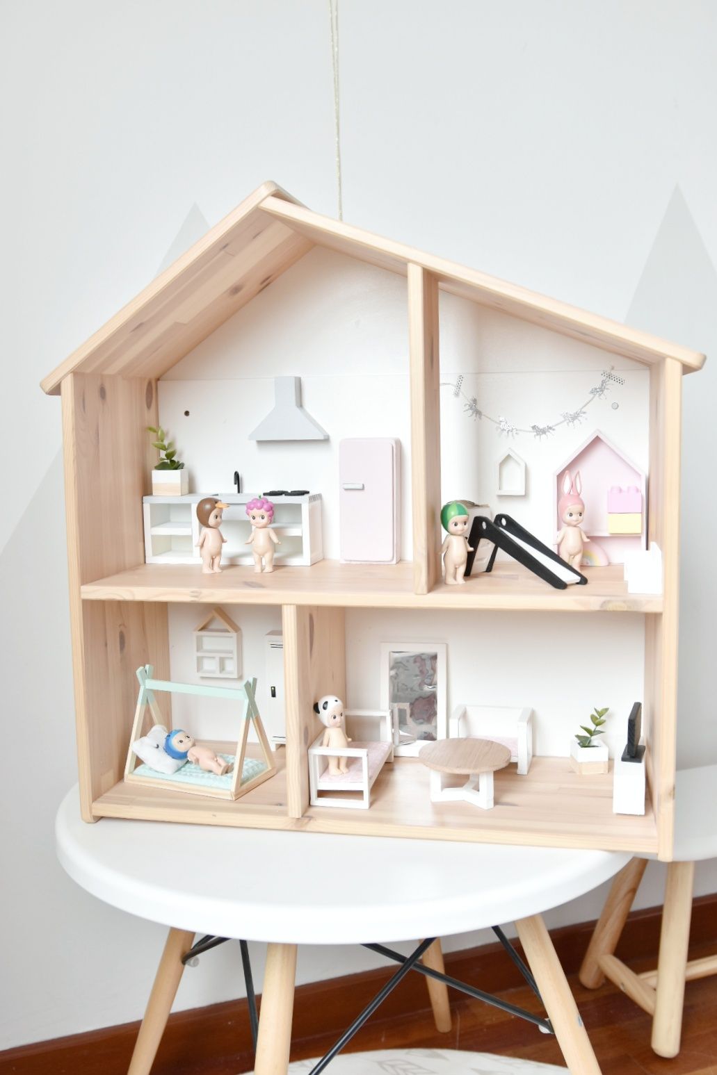 casita muñecas estilo nórdico